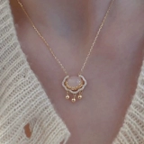 Детский сувенир, защитный амулет, детское ожерелье для новорожденных, подвеска, серебро 925 пробы