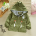 2018 New Boy Jacket Fall bé Casual 2018 mới đội mũ trùm đầu áo khoác nam 1 áo gió Tide 3-Year-Old Child. 