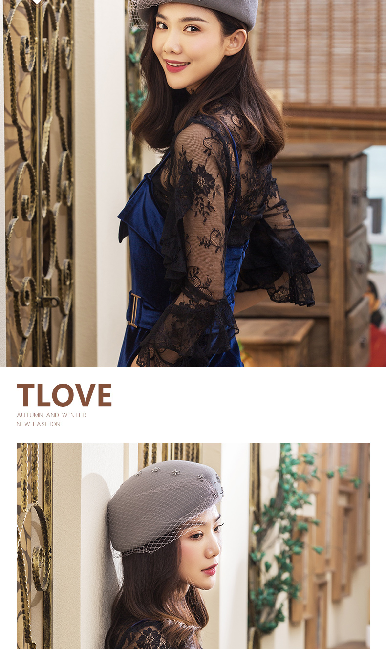 Chapeau pour femme TLOVE en Poilue - Ref 3233154 Image 15