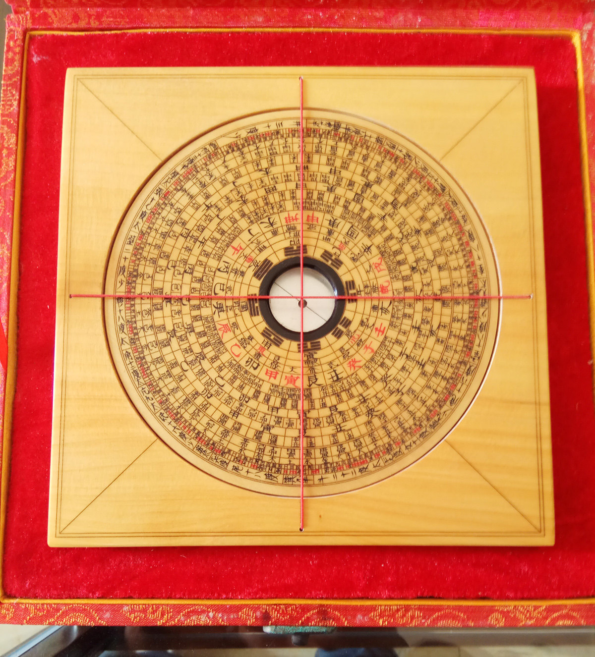 Wan Ancompass Solid Wood Handmade 5 5 Inch Trifit Disc Base Cross Thread Rovia Professional High Precision Dry Dragon Perpetual