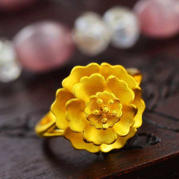 Bague Femme OTHER   en Alliage argent plaque plaque or - Ref 3086641 Image 4