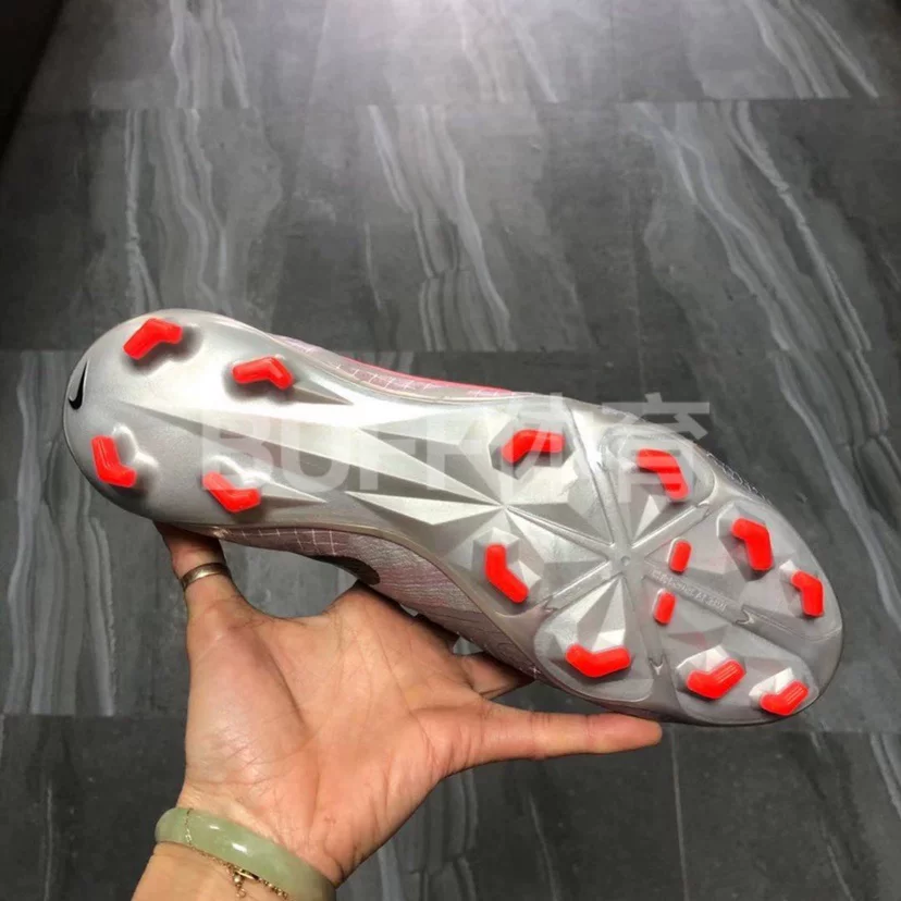 BUFF Nike Dark Vicious VENOM Low-top FG Top-up T90 Spike Professional Real Grass Football Shoes AO7540
