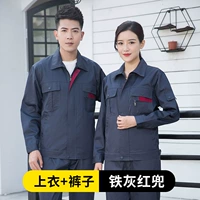 Железный пепел с винным красным костюмом