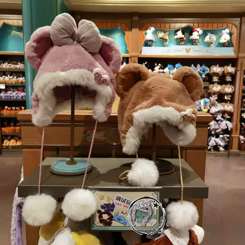 Disney, velvet keep warm cute hat, 2020