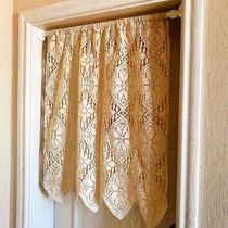 Home to the pastoral American countryside pastoral cotton thread woven lace curtain partition curtain small curtain cabinet curtain curtain