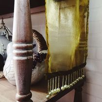 4 99 yuan 24 * 270CM European style pastoral Beads pendant lengthy table flag table cloth bed flag piano towel