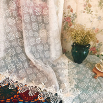 Korean pastoral lace embroidery double-layer rectangular tablecloth tablecloth table cloth tea table cloth TV dust cover cover cover cover cloth