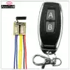 Wireless remote control switch 12v line on-off connection Jog button button control micro remote control