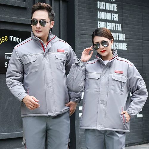 卡米豪 Гарвардская рабочая одежда Зимняя хлопчатобумажная одежда Гарвард 4S Ремонт мастерская после -насыщенная износ на автобусном ремонте.