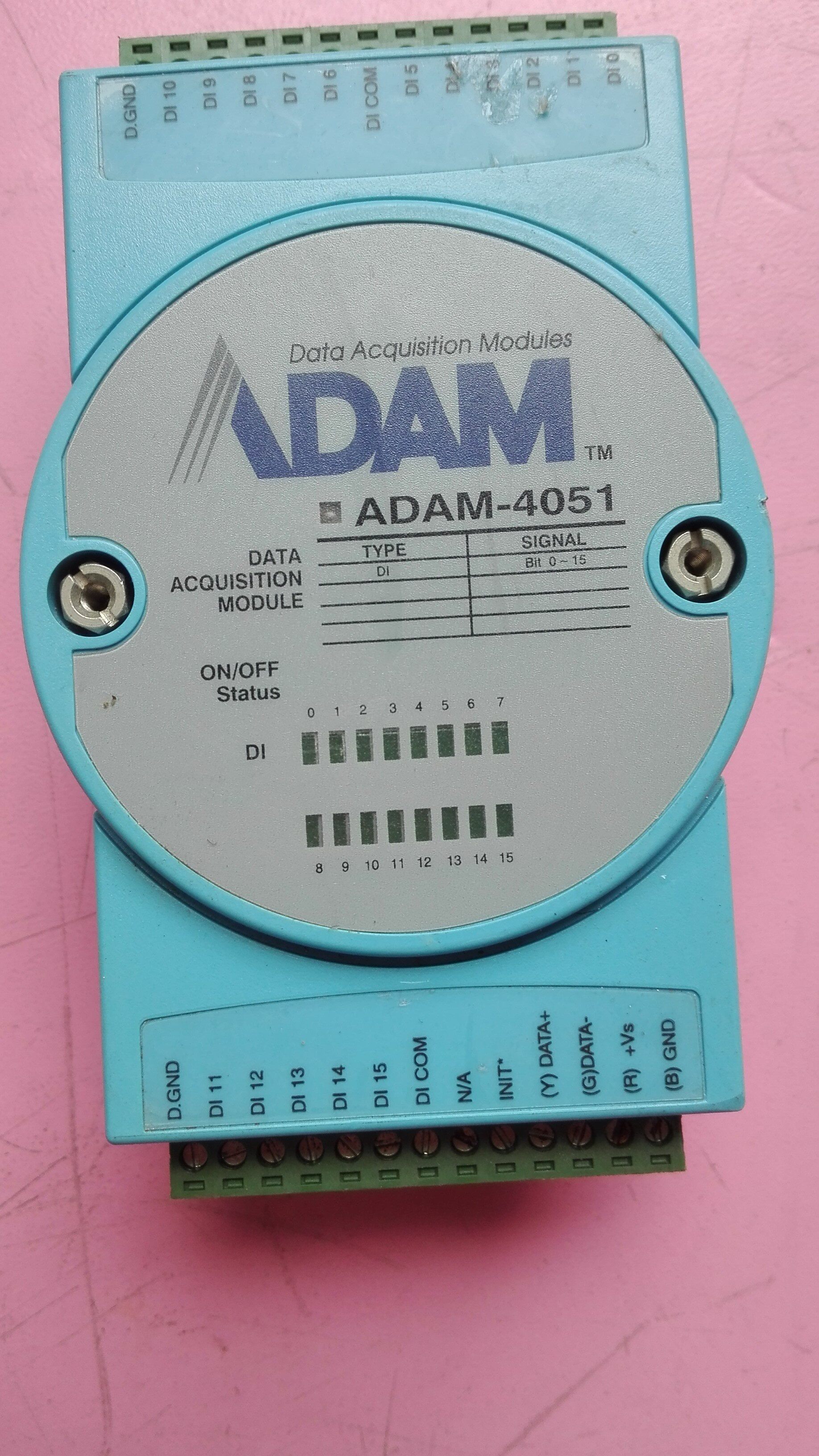The ADAM-4051 physical figure relay output module secondhand