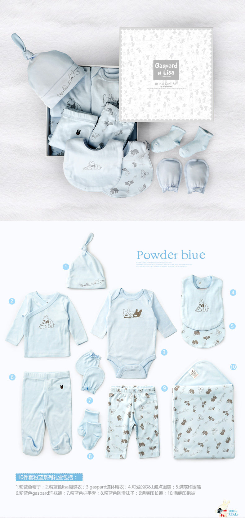 Coffret cadeau pour nouveau-né - Vêtements + Fournitures - Ref 1953866 Image 11