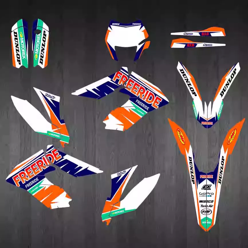 Подходит для KTM free ride freeride250 300 высококачественная наклейка-фильм для внедорожного мотоцикла личная настройка
