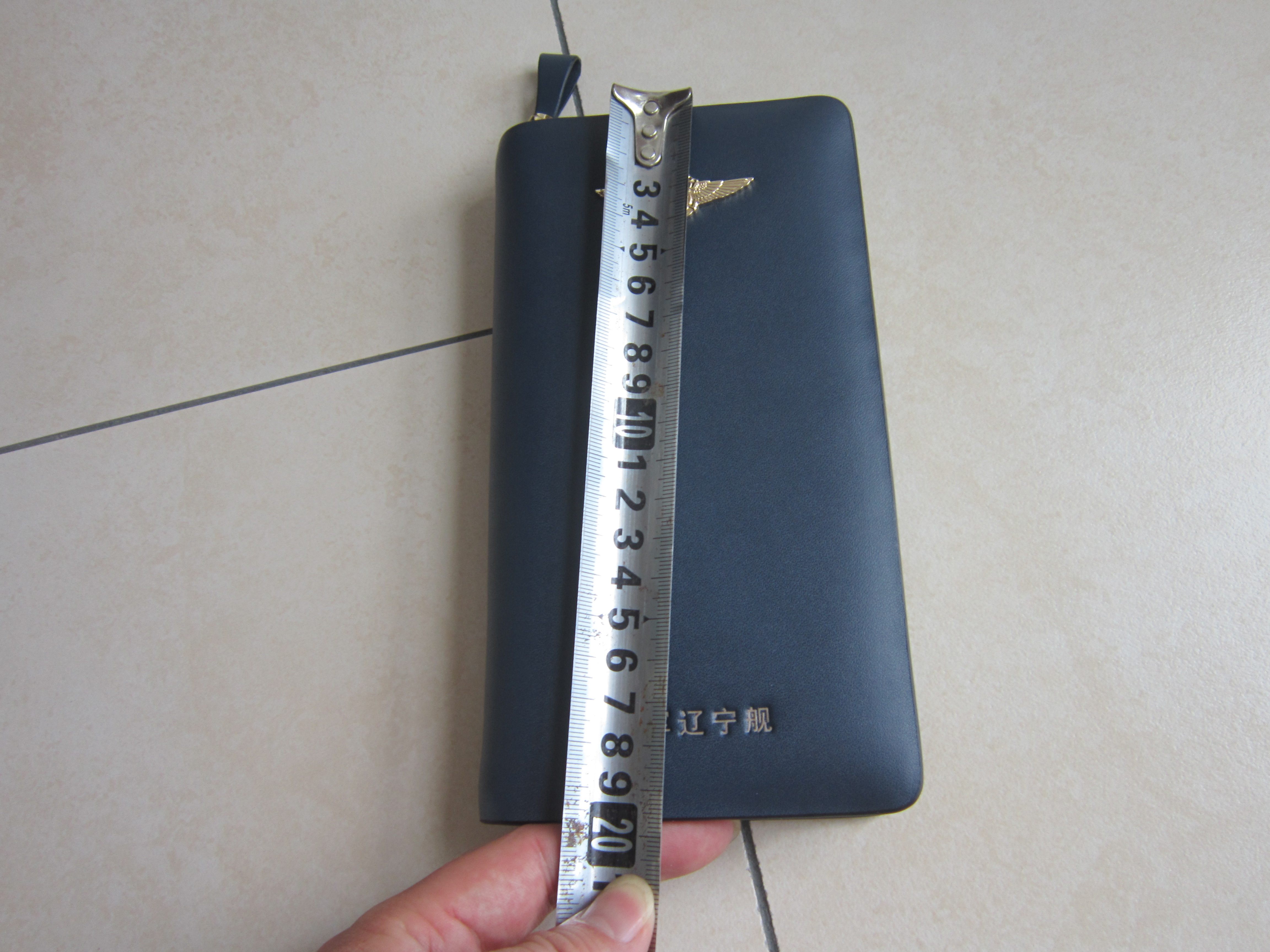 New split leather long version Liaoning ship leather first layer cowhide men's aircraft carrier wallet handbag fidelity