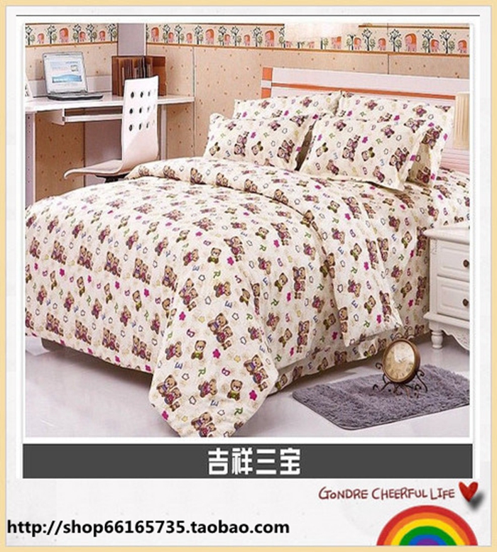 Sinh viên ký túc xá quilt cover mảnh duy nhất giả cotton cotton giường đơn quilt đơn bìa quilt cover 1.5 1.8 2 m giường