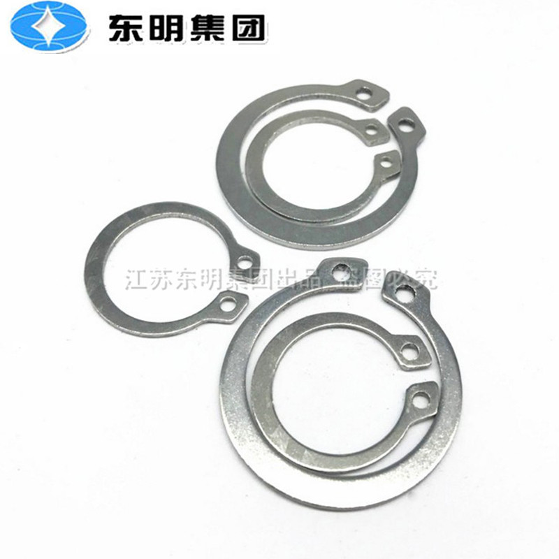 316 stainless steel shaft with retaining ring shaft fret card ring GB894 circlip M9M10M12M15M20-M75 can be customized