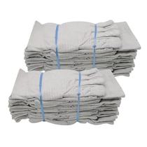 All-canvas double-layer labor protection gloves wear-resistant and thickened cotton work protective gloves for welders