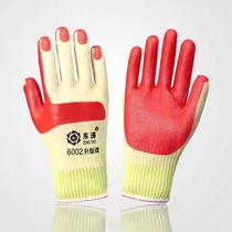 Dongtao 60026003 upgraded version of cotton yarn wear-resistant soft film outdoor construction site moving bricks thickened labor insurance gloves