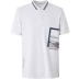 Gấp | MECITY Men 2019 Cotton mới In Thời trang Áo sơ mi POLO Áo sơ mi nam ngắn tay trắng - Polo áo polo đen Polo