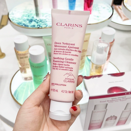 Clarins, мягкое хлопковое увлажняющее очищающее молочко, глубокое очищение, 125 мл, новая версия