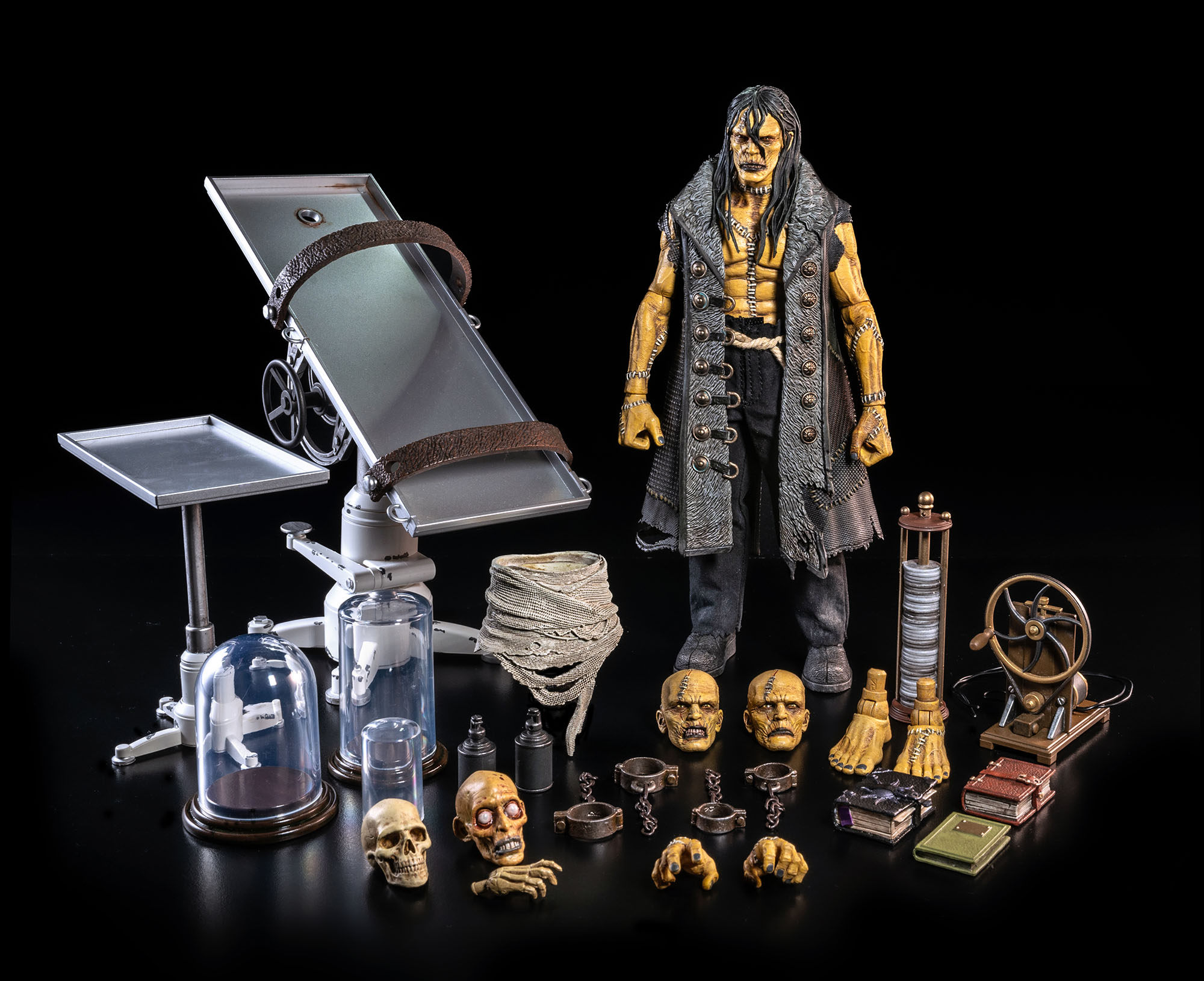 SF・ファンタジー・ホラー MOORE CREATIONS Action Figure Base Four Horsemen Figura Obscura: Frankenstein's Creature 1/12 Action