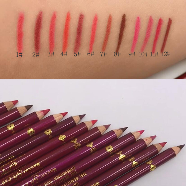 Môi lót bút mờ chính hãng môi bút chì hình xăm thiết kế đặc biệt môi lót không thấm nước bền chống smudge người mới bắt đầu không thuốc tẩy 	son bút chì innisfree	