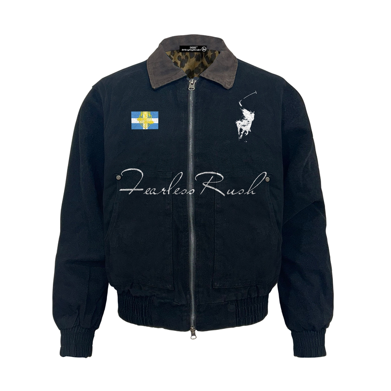 Dehzss26 Year of the Horse Limited Edition Cleanfit Short Canvas Direct-Print Heavy-Duty Jacket Men's Retro Denim Jacket Women's