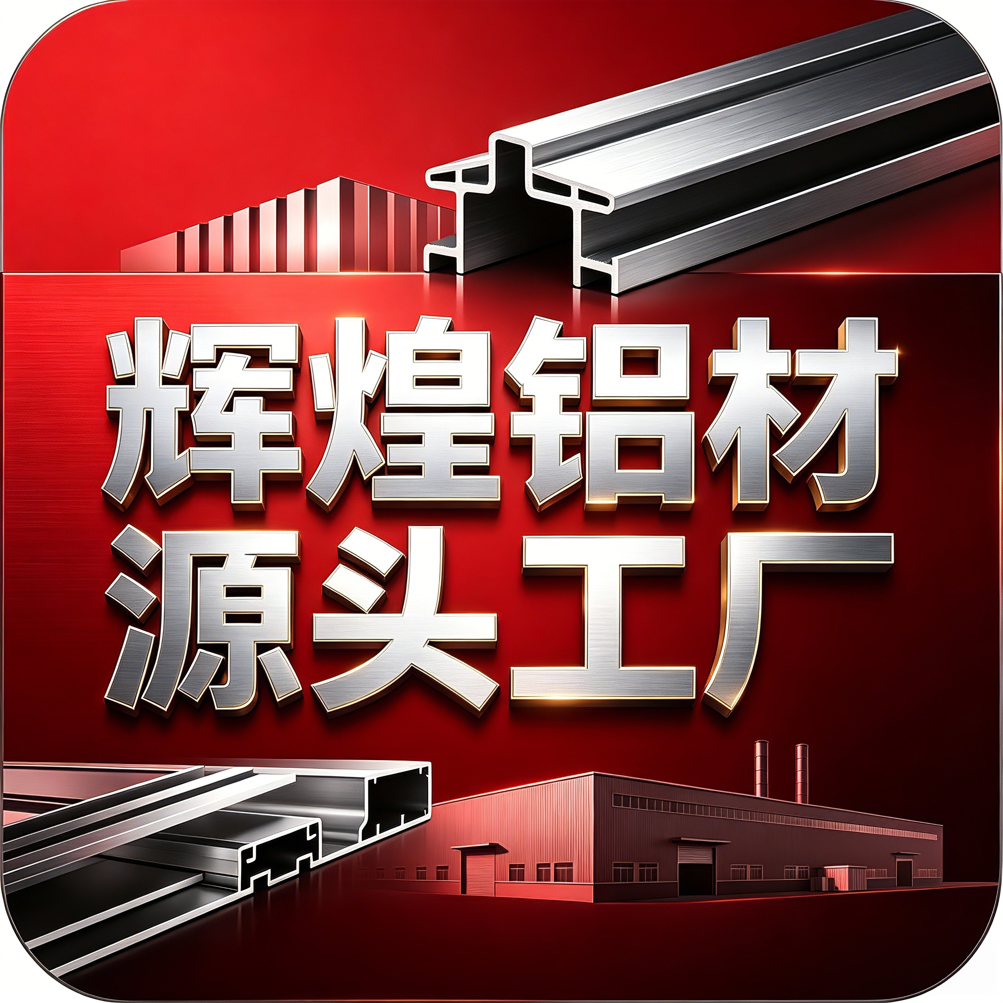 辉煌户外铝合金定制工厂的LOGO