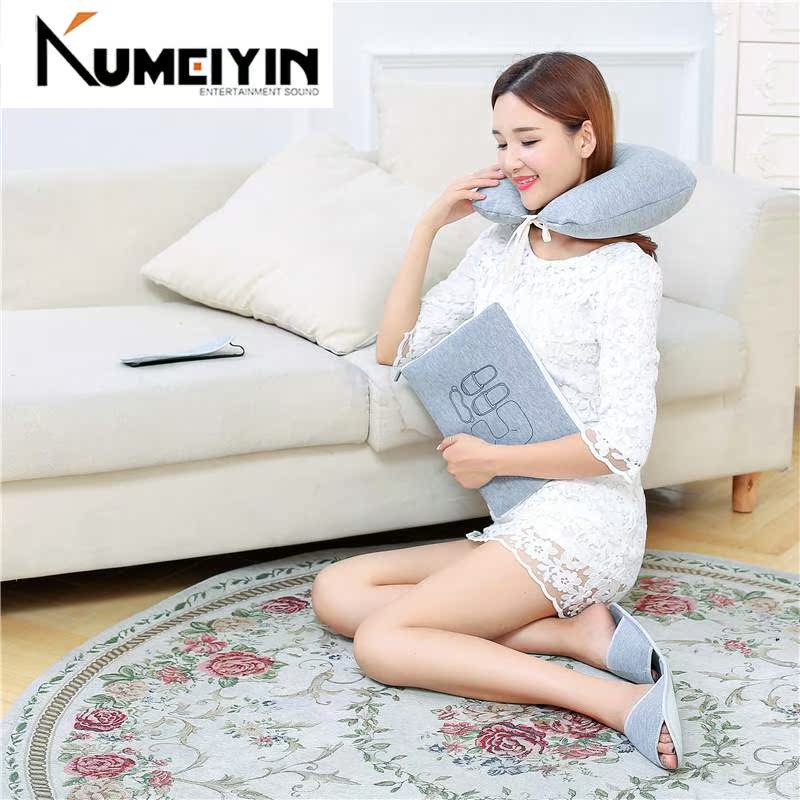 Outdoor travel eye mask u pillow storage bag four p