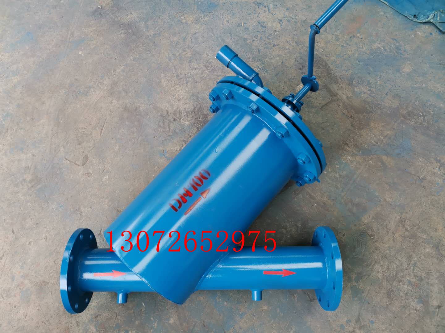 hand brush type filter Y type filter 304 stainless steel brush type filter DN100 200250