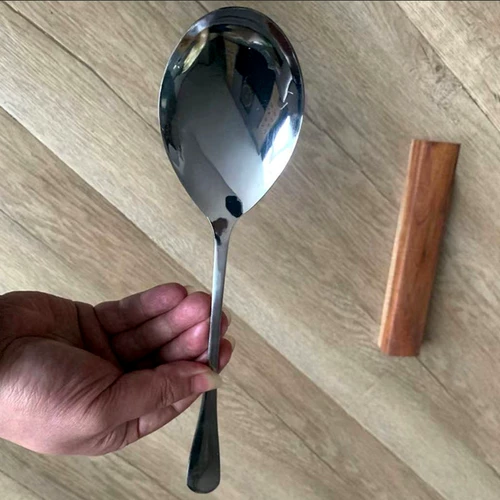 Экстра -ручная публичная ложка ложки ложки ложки из нержавеющей стали большая ложка, длинная ручка ложка ложки ложки ложки, большая большая ложка супер большая слой