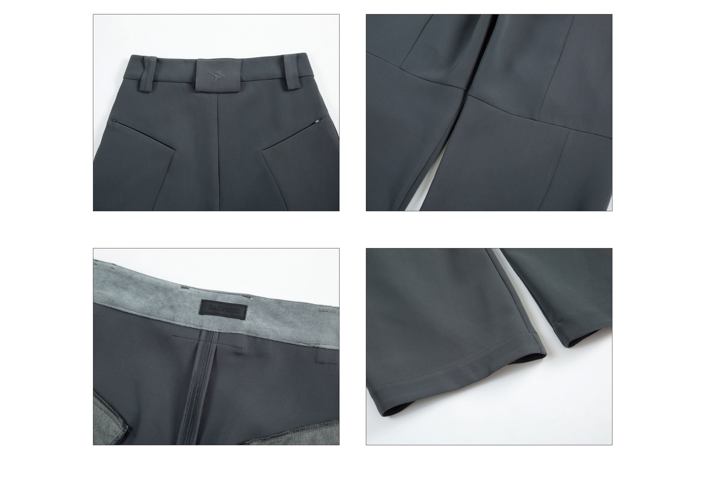 パンツ baovicto Pleated Wide-leg Pants BAOVICTO Pleated wide pants