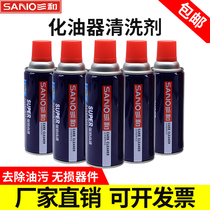American Sanhe carburetor cleaner choke electronic injector flushing and cleaning colloidal paint film
