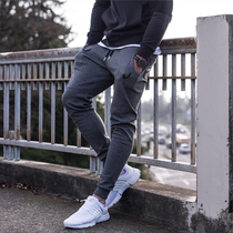 Muscle kid fitness trousers autumn thin cotton elastic sports leggings men outdoor running slim trousers