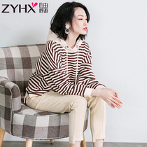 Free breathing casual sportswear suit womens 2019 new trend winter loose Korean casual sweater two-piece set