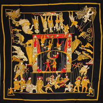 (Goose Baoshan Trading Co. Ltd.) Japan Hermes Hermes Vintage Middle Ancient Silk Scarf