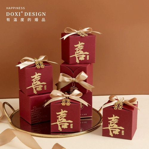 Свадебная коробка конфет, свадебная коробка конфет, креативная коробка, свадебный практичный подарок большого размера в китайском стиле, новая свадебная коробка