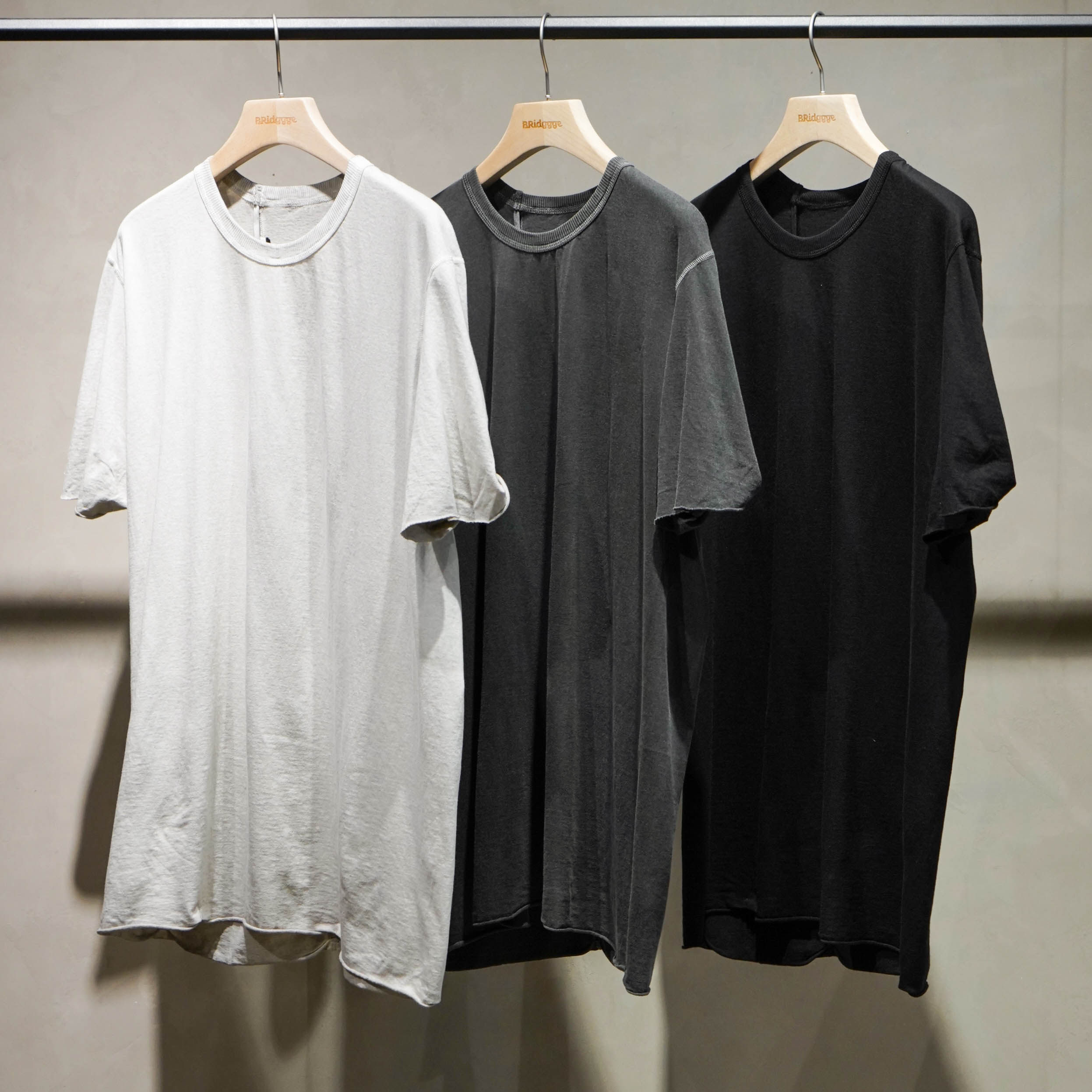 Футболка из хлопка с короткими рукавами Bridgge spot Boris Bidjan Saberi BBS main line 25SS TS1 Изображение 1