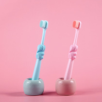 Childrens toothbrush soft hair ultra-fine 1-2-3-5-6 years old infant deciduous teeth one year old and a half Baby Tooth Cup set