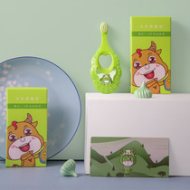 Childrens toothbrush 1-2-3 years old Baby Baby Baby Baby toothbrush soft hair training tooth guard deciduous tooth toothbrush