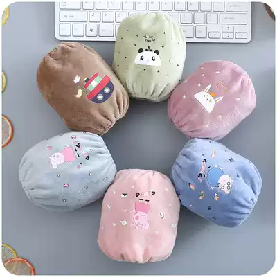 Baby children's short cartoon pure cotton sleeves autumn and winter baby cute sleeves little virgin infant and child sleeves