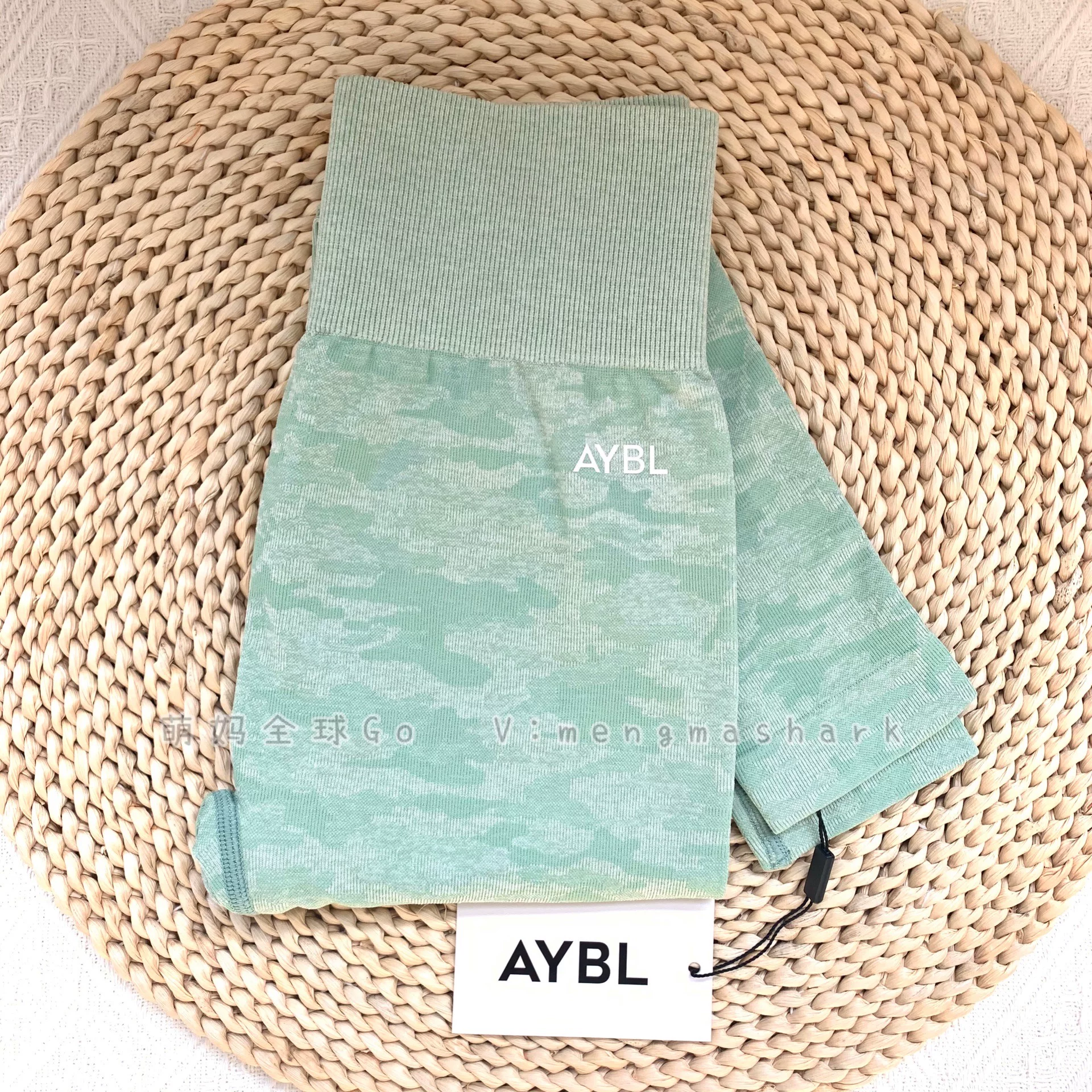 Гуоксиан~ Aybl бесшовные леггинсы с высокой талией, высокая эластичность, йога-брюки девятой точки, брюки с хризантемой