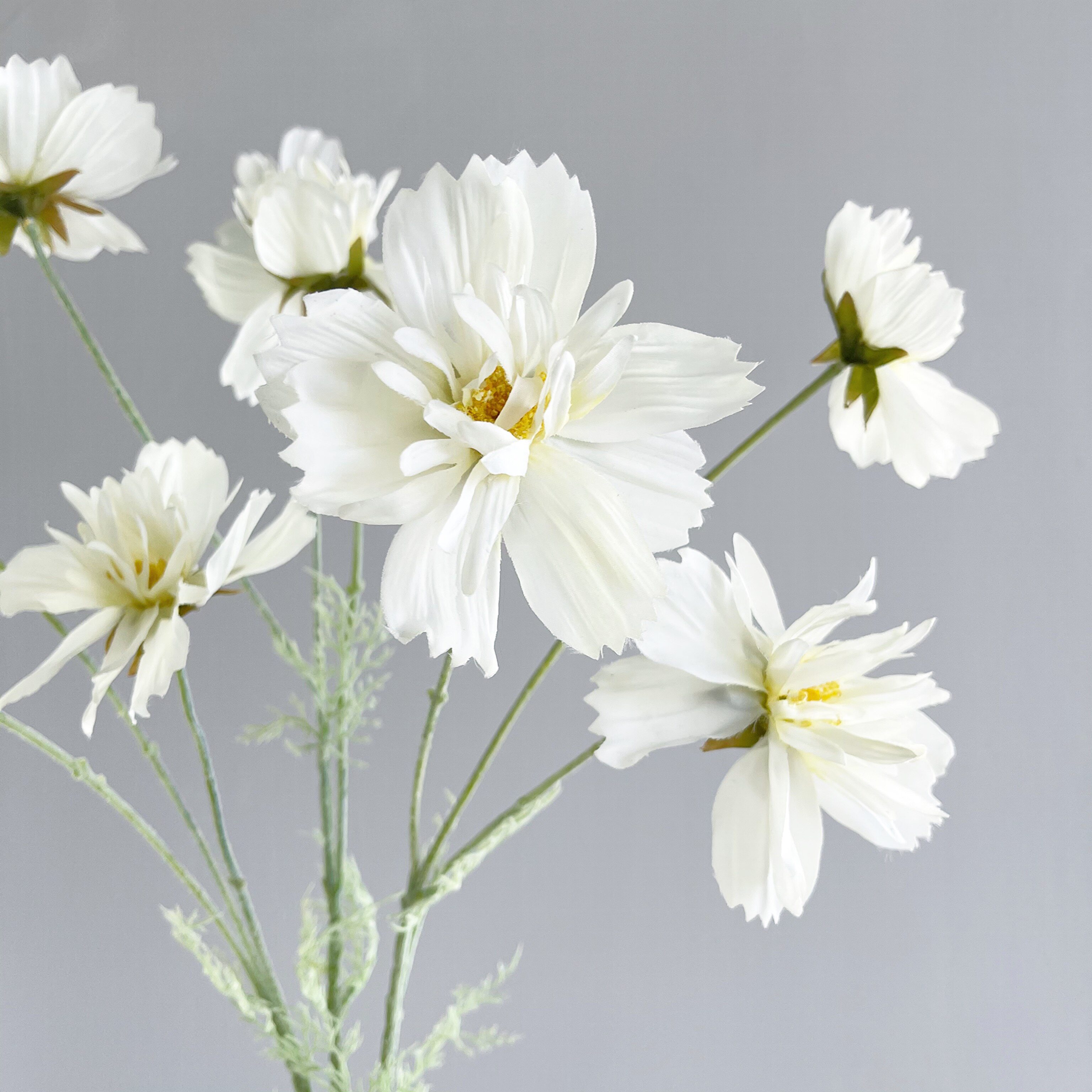 JUNJUN simulation flower Lunfeng chrysanthemum ins flocking Lunfeng chrysanthemum natural department flower arrangement props shooting flower decorative flower