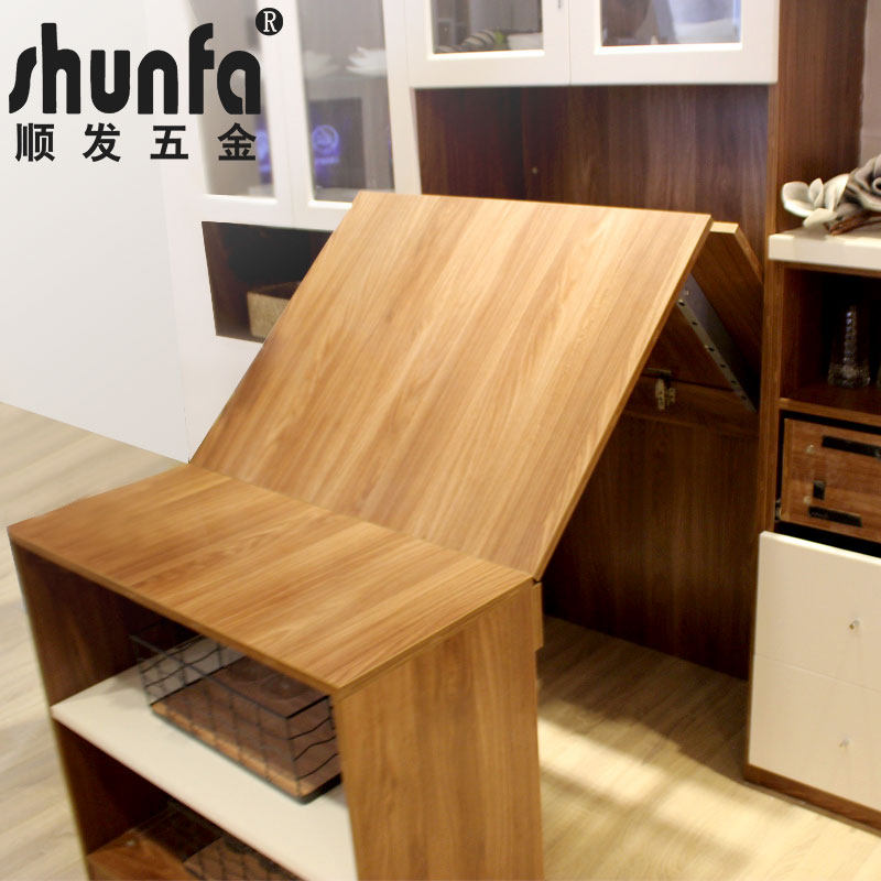 Reduced table on the scaling table turned down the folding stealth table hardware accessories hidden guide desk desk link folding table