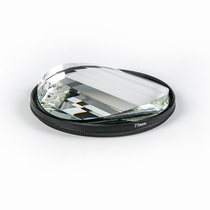 Photography foreground blurring film and television props 77mm linear glass prism SLR accessories filter
