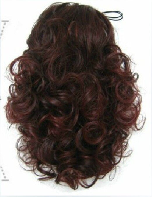 Wig strap-on wig ponytail fake ponytail simulation hair long curly curly ponytail wig piece short ponytail
