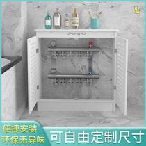 Geothermal water separator shielding cabinet floor heating shielding cover toilet radiator valve switch decoration shielding box