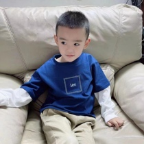 (Domestic Spot) Snow State sauce Japan Lee fake two long sleeve T-shirts