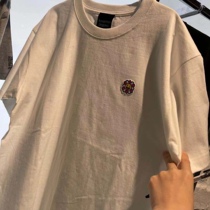 (Domestic Spot) Snow State sauce Japanese village Upper Lyus new sun flower small mark short sleeve T-shirt