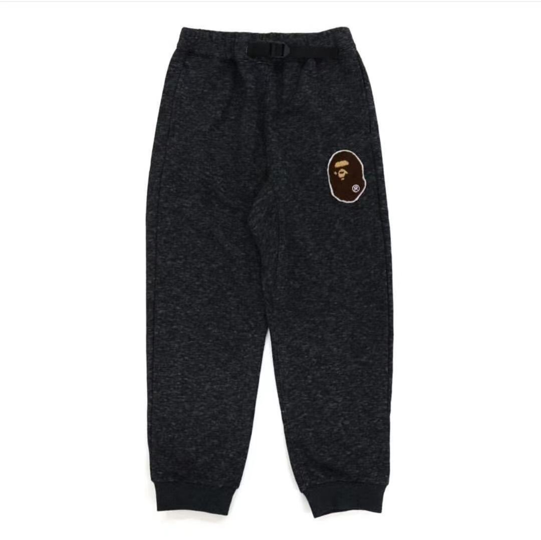 (Special Price Domestic Spot) Snow State Sauce Bape Boy Clothing Ape Head Small marked line of guard pants 9 11