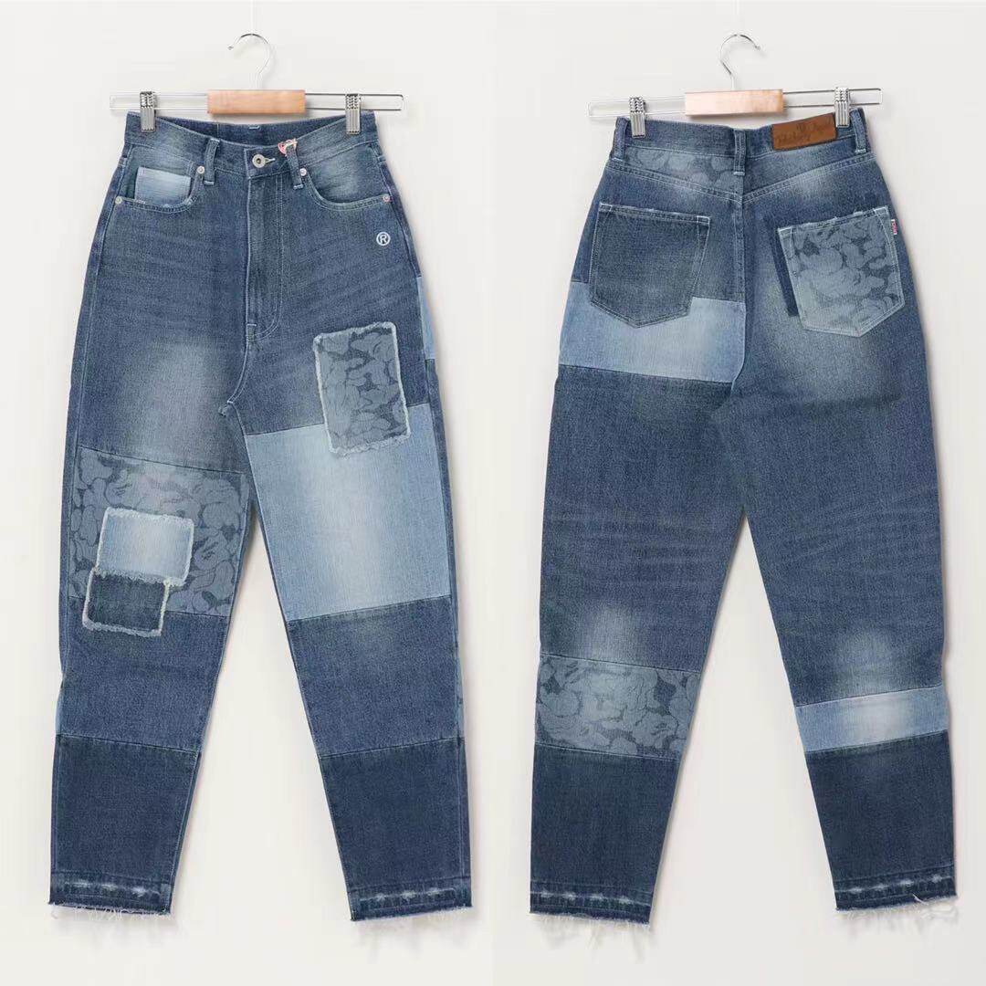 (Domestic Spot) Snow Country Sauce Japan bape Ole Fold Up Women's Jeans